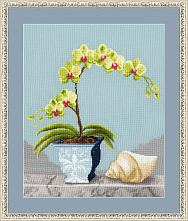 Вышивка СЖ-025 Зеленая орхидея