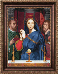 Вышивка МК-062 Мадонна перед чашей с причастием 1841 г.