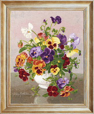 Вышивка ГН-017 Бархатное цветение