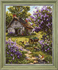 Вышивка ЛП-076 Сиреневый сад